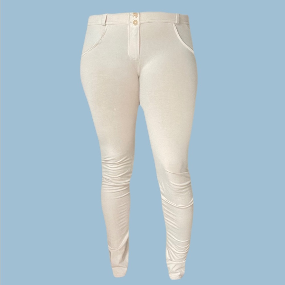 Freddys wrap up low rise ivory